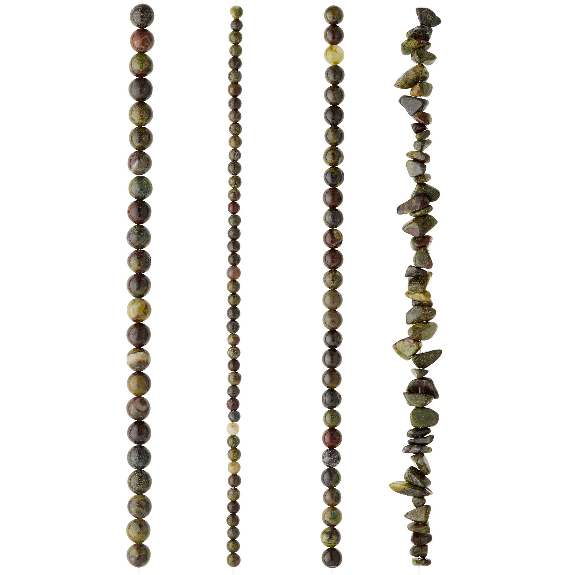 Dragon Blood Stone Mix Beads by Bead Landing™